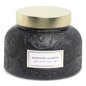 Portofino Candles Midnight Jasmine Scented Candle  Black and Gold